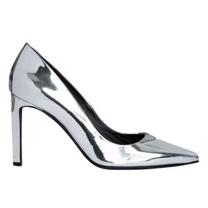 Zadig Voltaire Perfect Mirror Leather Pointed Toe Stiletto High Heel Shoes FR 41